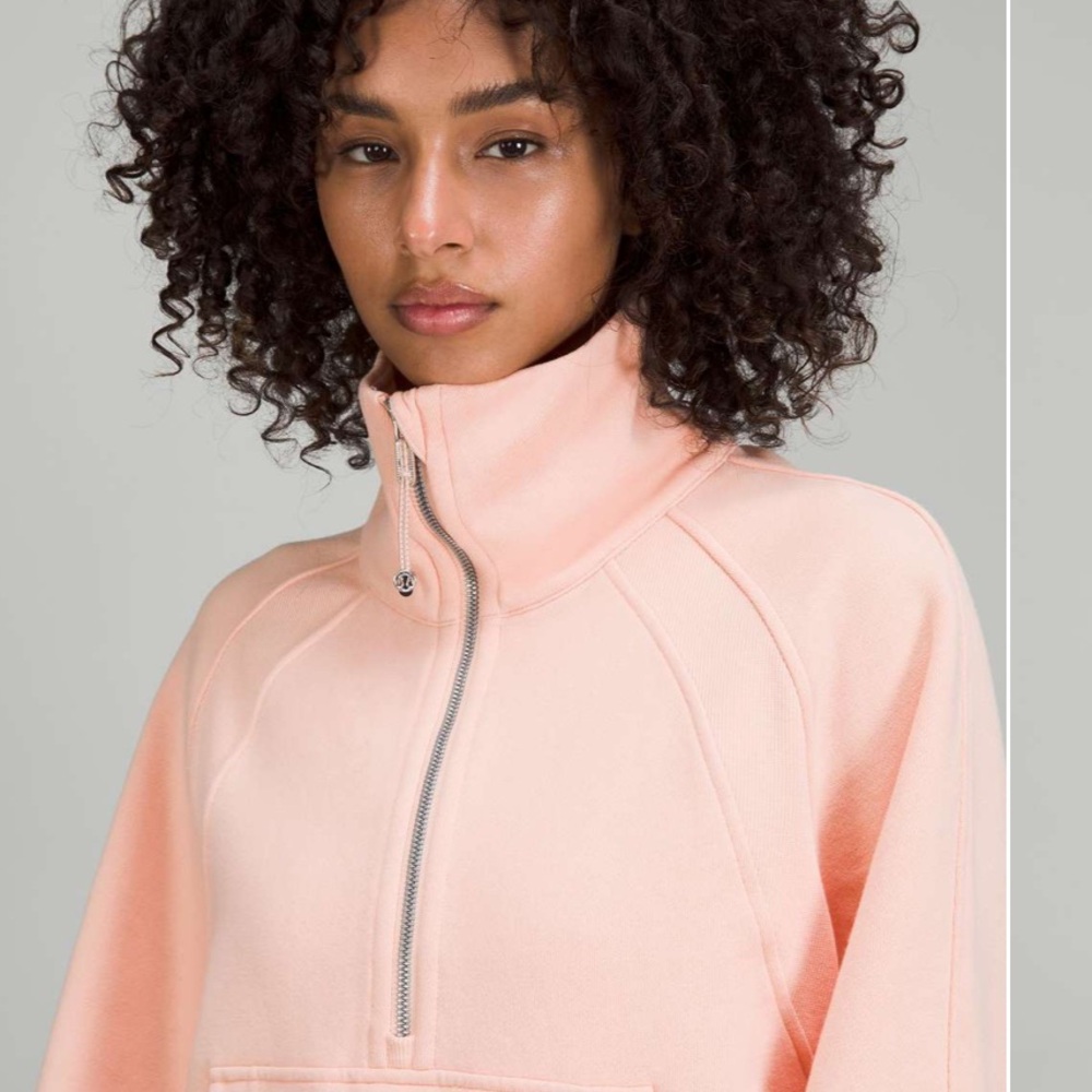 Lululemon Oversized Cropped Scuba Funnel Neck Sweatshirt